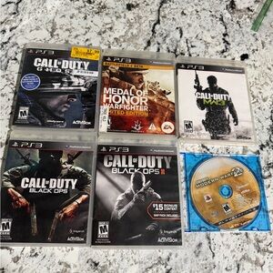 play station 3 Call of duty video games